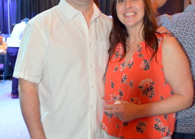 Mayor Ted Bettencourt with woman at gala event