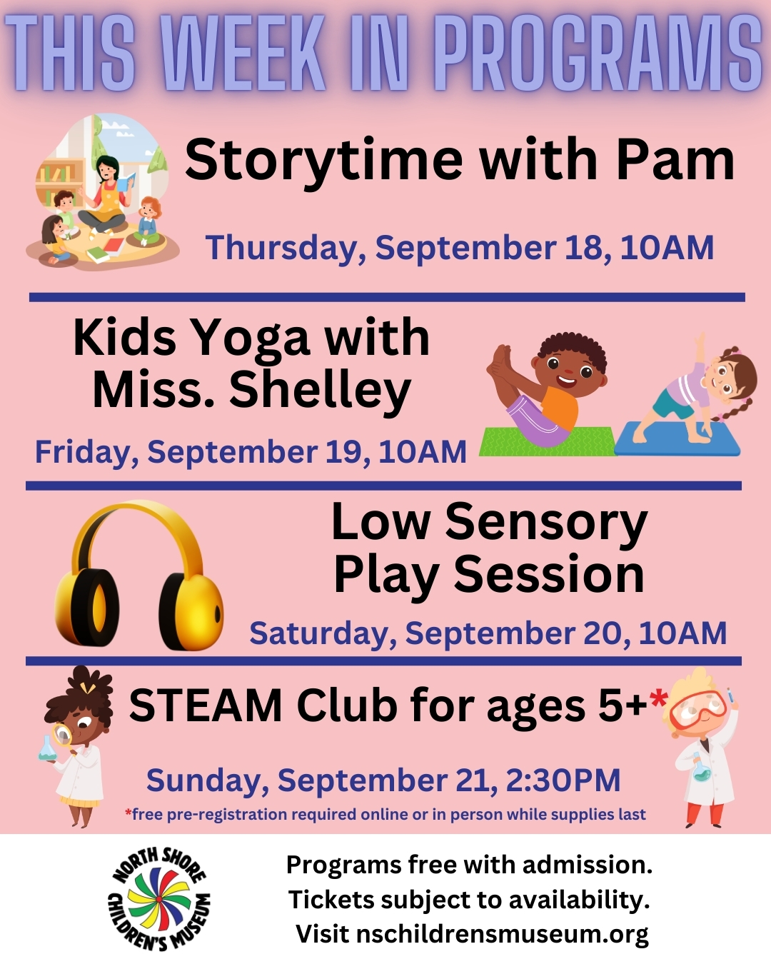 This week in programs 9.14.25 This week in programs 3.24.2024