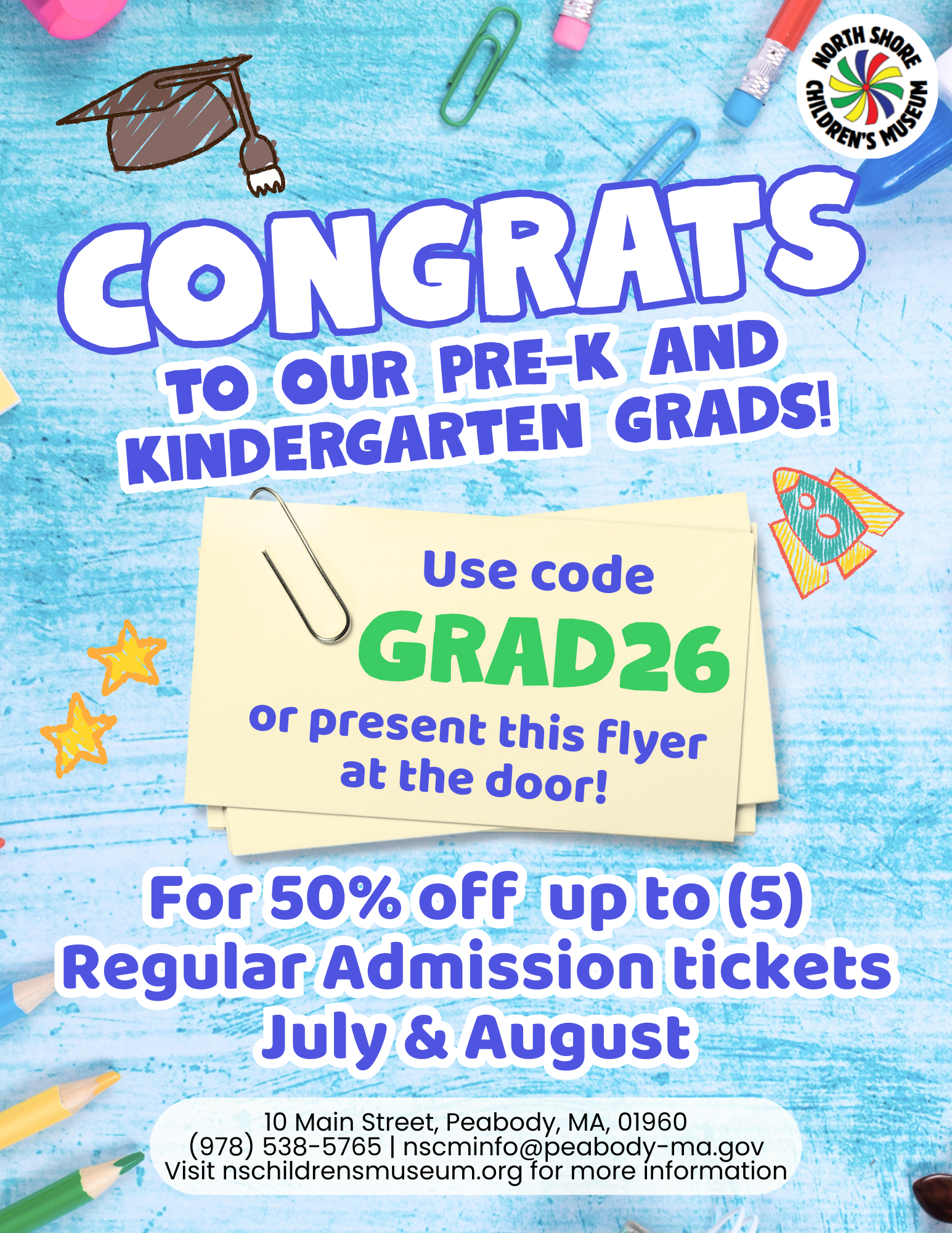 HALF PRICE. Friday Parties in June, July, and August.