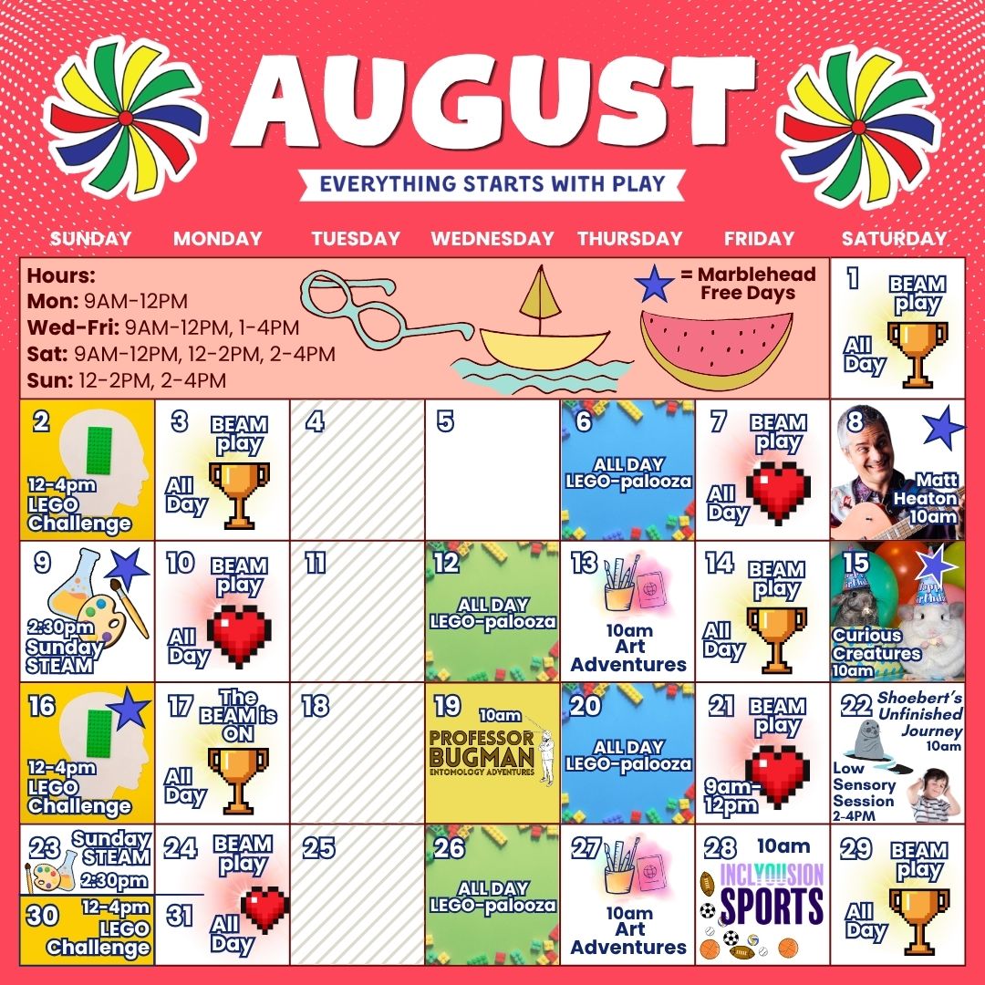 August 2026 Program Calendar
